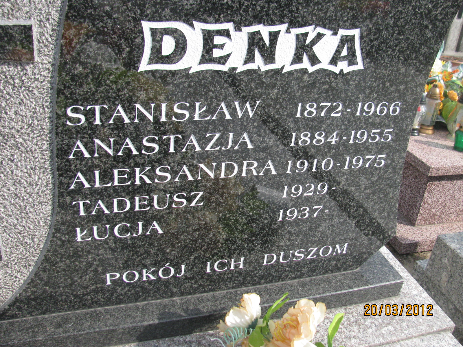 Tadeusz Denka 1929 Kock - Grobonet - Wyszukiwarka osób pochowanych