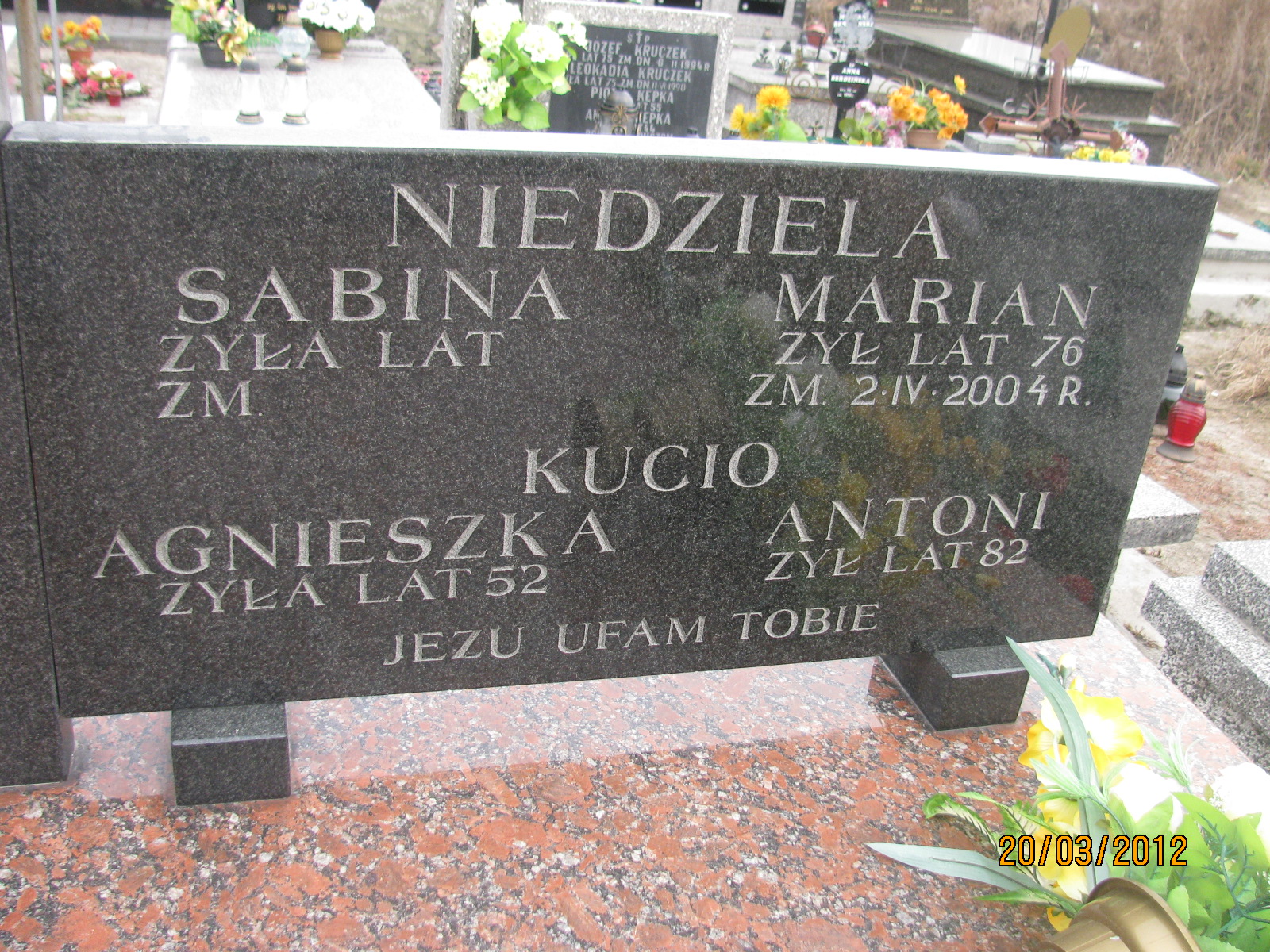 Marian Niedziela 1928 Kock - Grobonet - Wyszukiwarka osób pochowanych