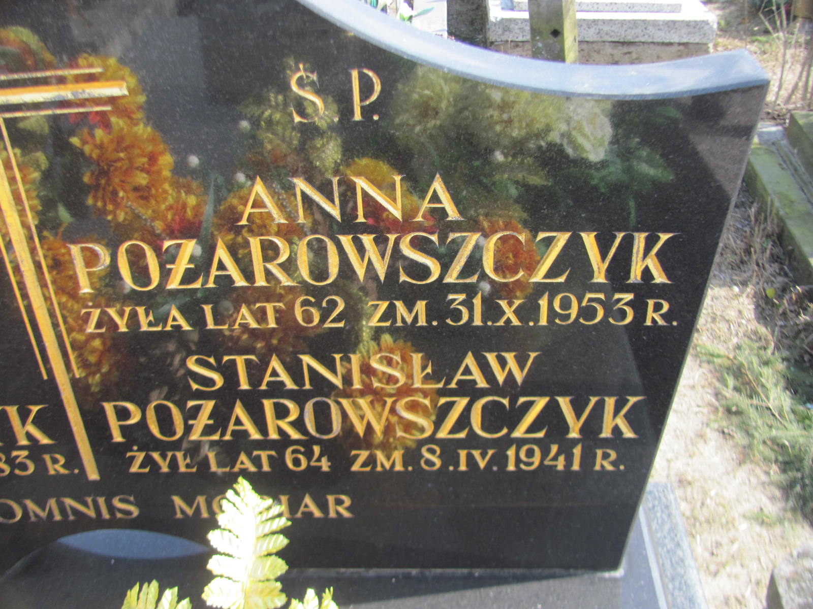 Anna Pożarowszczyk Kock - Grobonet - Wyszukiwarka osób pochowanych