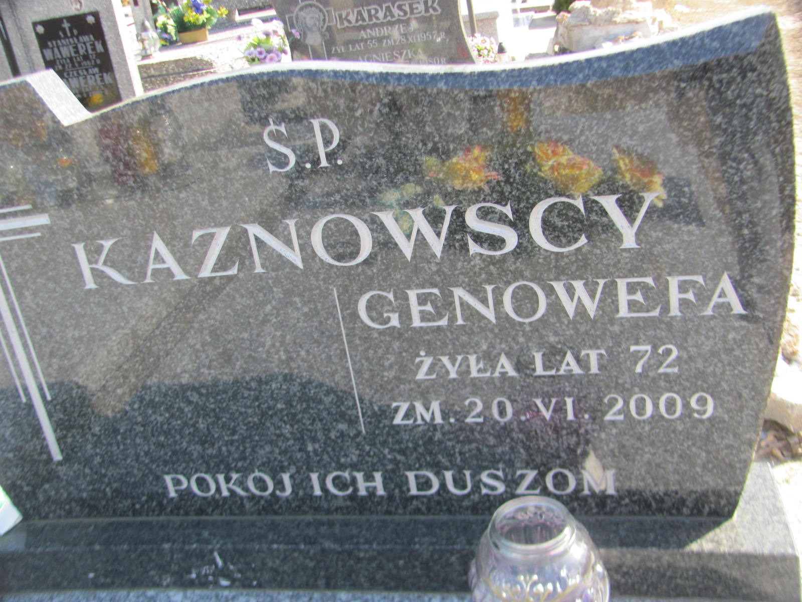 Elżbieta Kaznowska  1955 Kock - Grobonet - Wyszukiwarka osób pochowanych