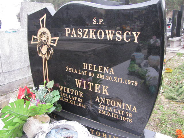 Grób Helena Paszkowska