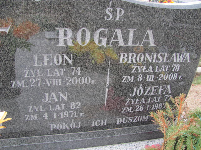 Jan Rogala Kock - Grobonet - Wyszukiwarka osób pochowanych