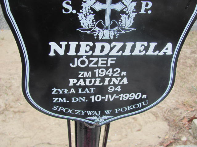 Paulina Niedziela 1896 Kock - Grobonet - Wyszukiwarka osób pochowanych