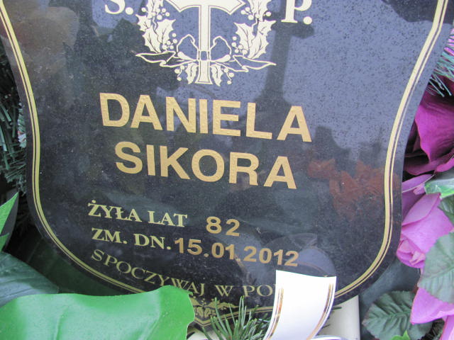 Daniela Zofia Sikora 1930 Kock - Grobonet - Wyszukiwarka osób pochowanych