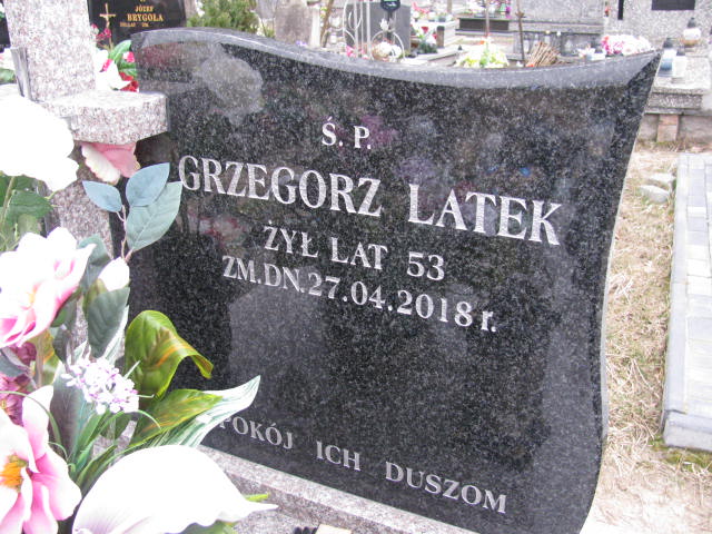 Grzegorz Latek Kock - Grobonet - Wyszukiwarka osób pochowanych