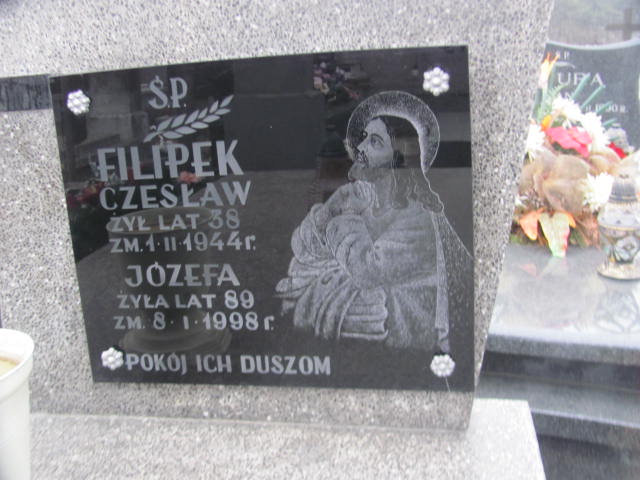 Józefa Filipek 1909 Kock - Grobonet - Wyszukiwarka osób pochowanych