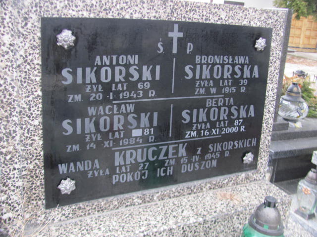 Wacław Sikorski Kock - Grobonet - Wyszukiwarka osób pochowanych