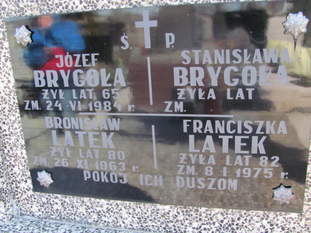 Franciszka Latek Kock - Grobonet - Wyszukiwarka osób pochowanych