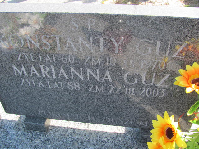 Waldemar Guz 1966 Kock - Grobonet - Wyszukiwarka osób pochowanych