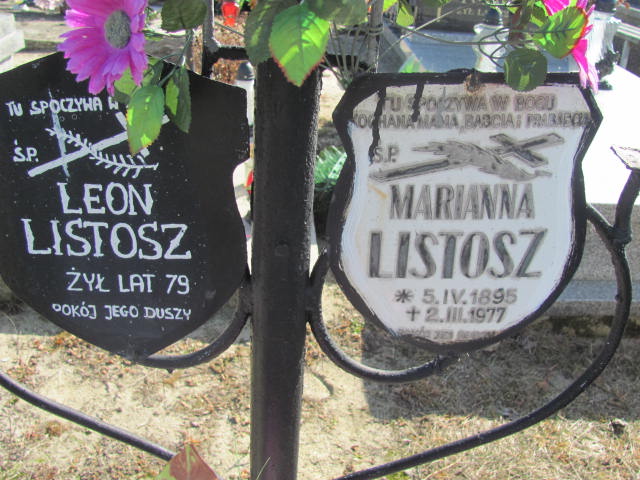 Marianna Listosz 1895 Kock - Grobonet - Wyszukiwarka osób pochowanych