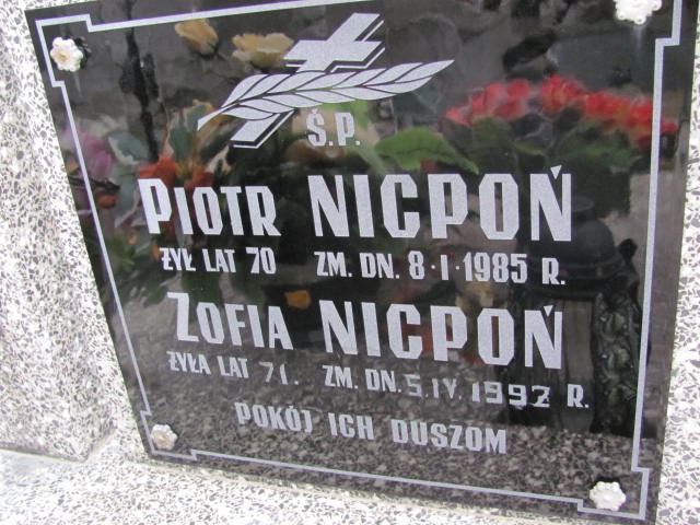 Piotr Nicpoń Kock - Grobonet - Wyszukiwarka osób pochowanych