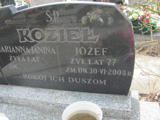 Marianna Kozieł 1930 Kock - Grobonet - Wyszukiwarka osób pochowanych