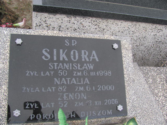 Stanisław Sikora 1948 Kock - Grobonet - Wyszukiwarka osób pochowanych