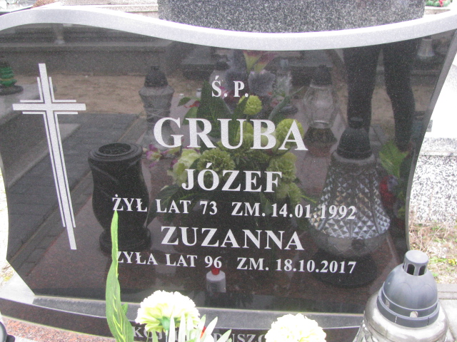 Zuzanna Gruba 1921 Kock - Grobonet - Wyszukiwarka osób pochowanych