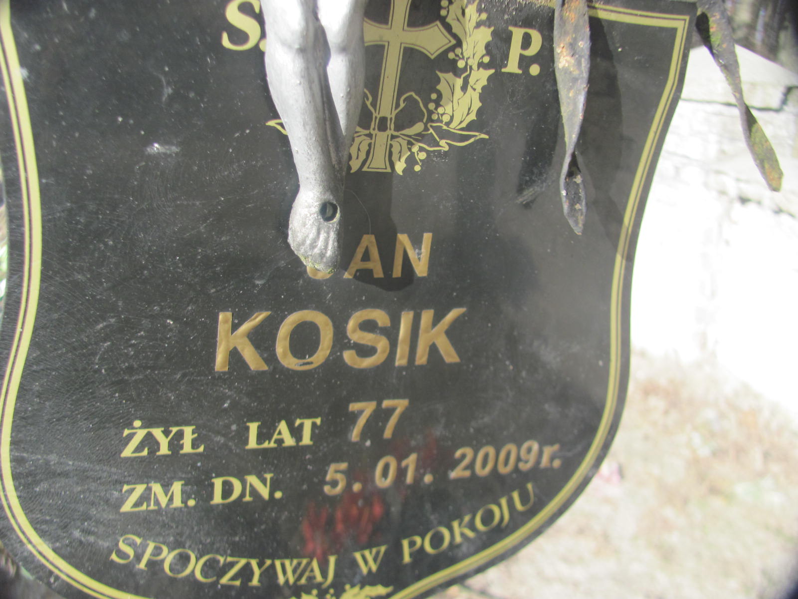 Jan Antoni Kosik 1932 Kock - Grobonet - Wyszukiwarka osób pochowanych