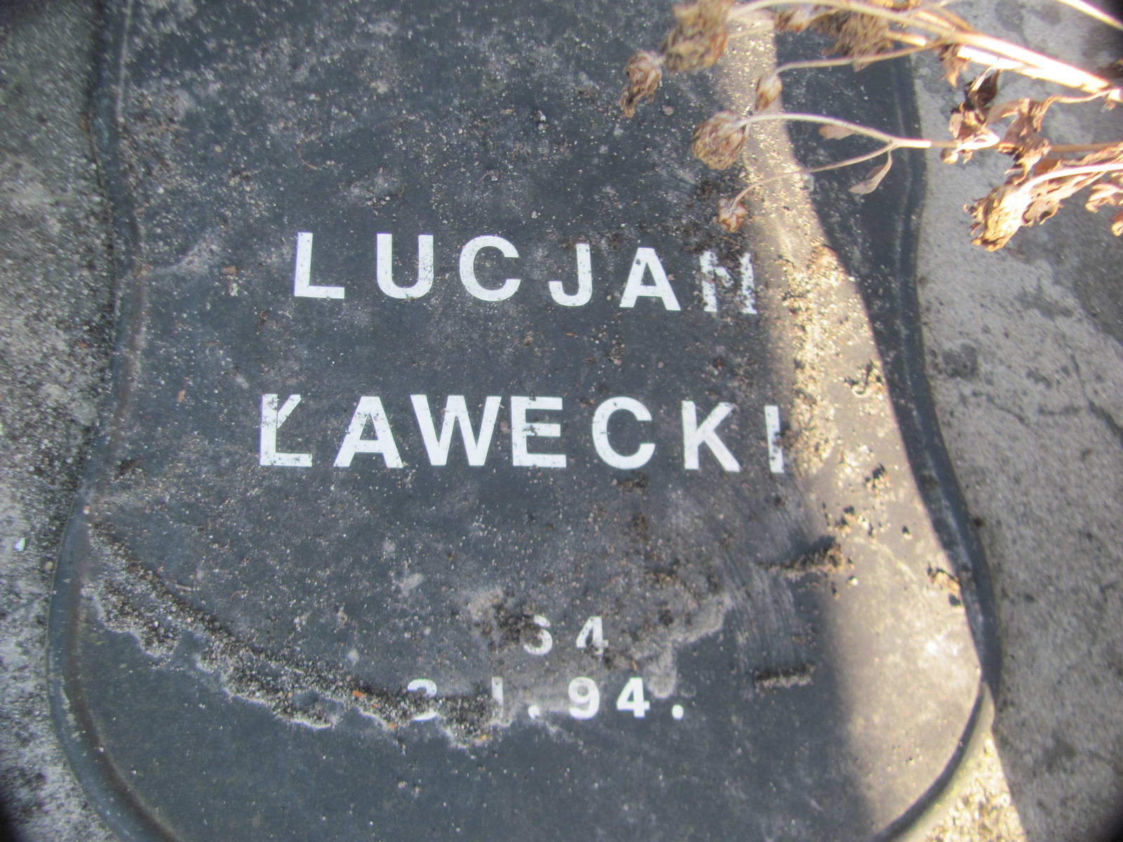 Lucjan Józef Ławecki 1929 Kock - Grobonet - Wyszukiwarka osób pochowanych