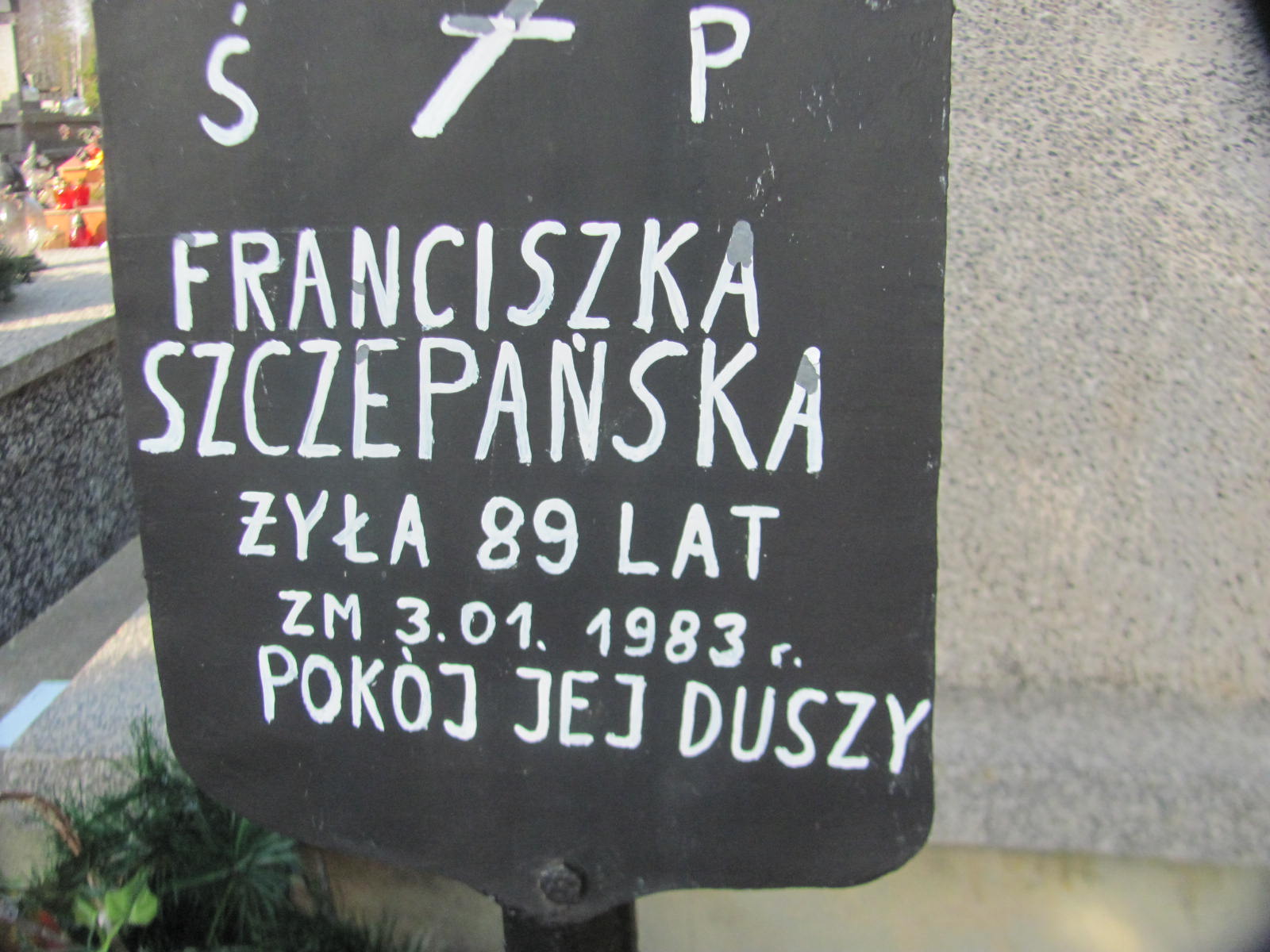 Franciszka Szczepańska Kock - Grobonet - Wyszukiwarka osób pochowanych