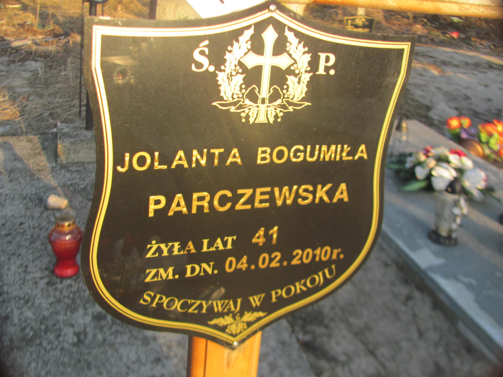 Jolanta Bogumiła Parczewska 1968 Kock - Grobonet - Wyszukiwarka osób pochowanych