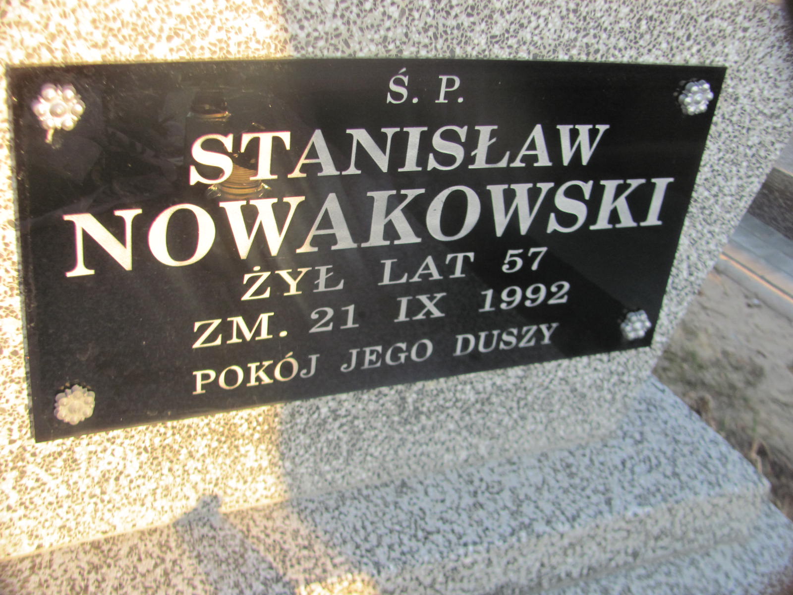 Grób Stanisław Nowakowski