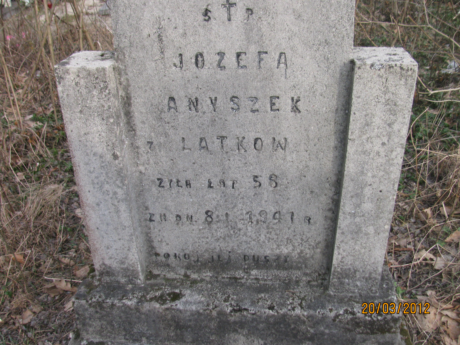 Józefa Anyszek Kock - Grobonet - Wyszukiwarka osób pochowanych